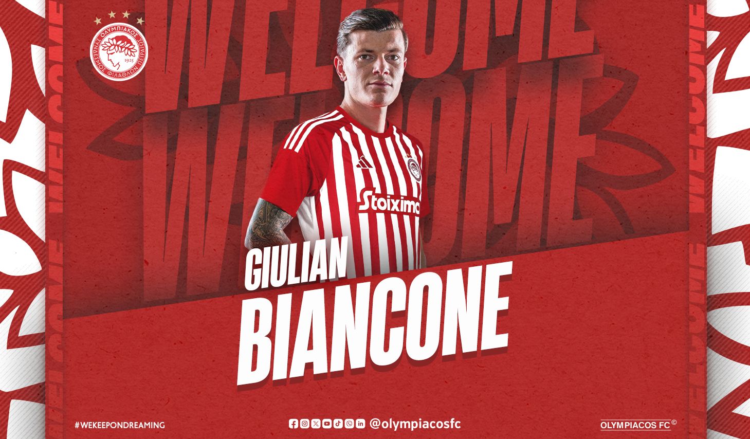 Giulian Biancone joins Olympiacos