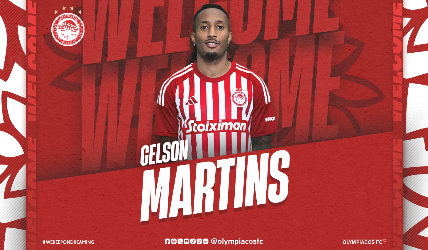 L’Olympiacos recrute Gelson Martins