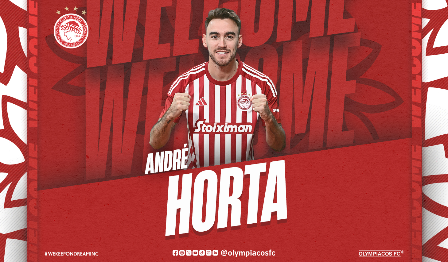 André Horta rejoint l’Olympiacos