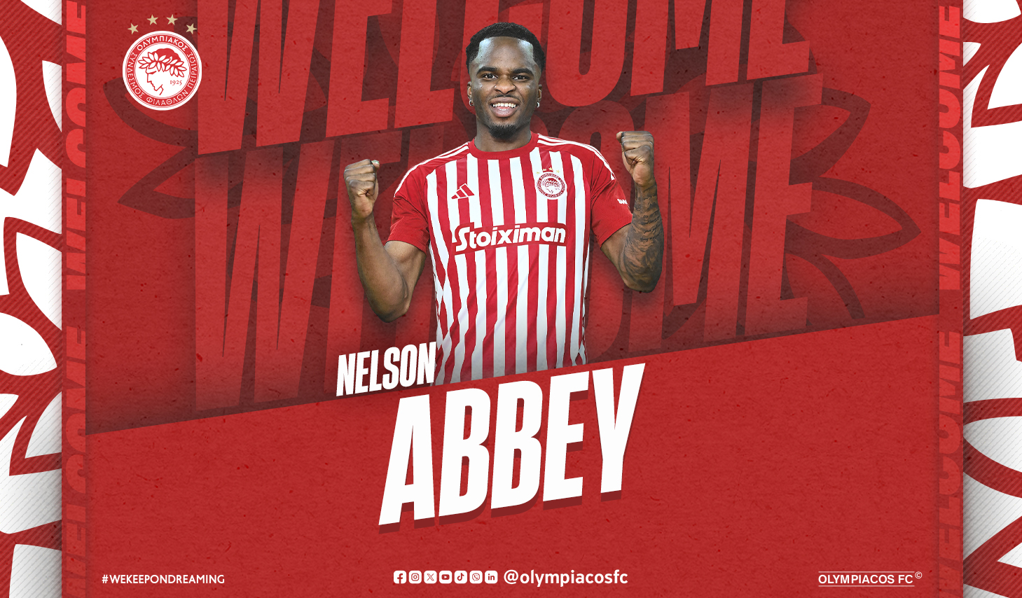 Olympiacos signs Nelson Abbey
