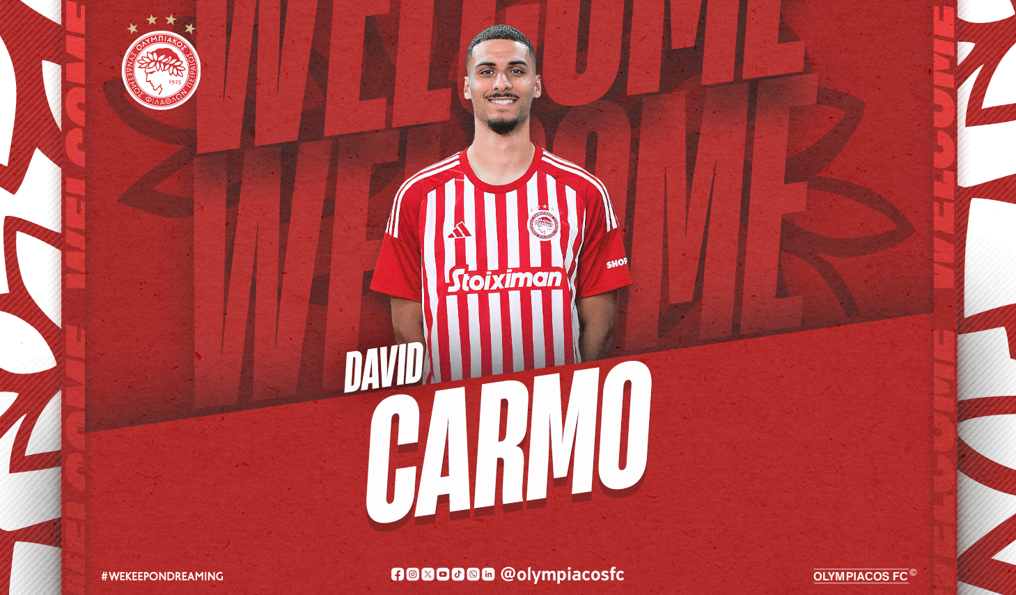 David Carmo rejoint l’Olympiacos