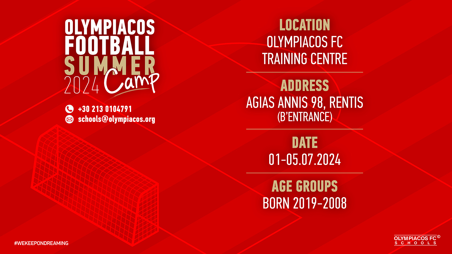 The Olympiacos’ legendary Summer Camp turns 23!