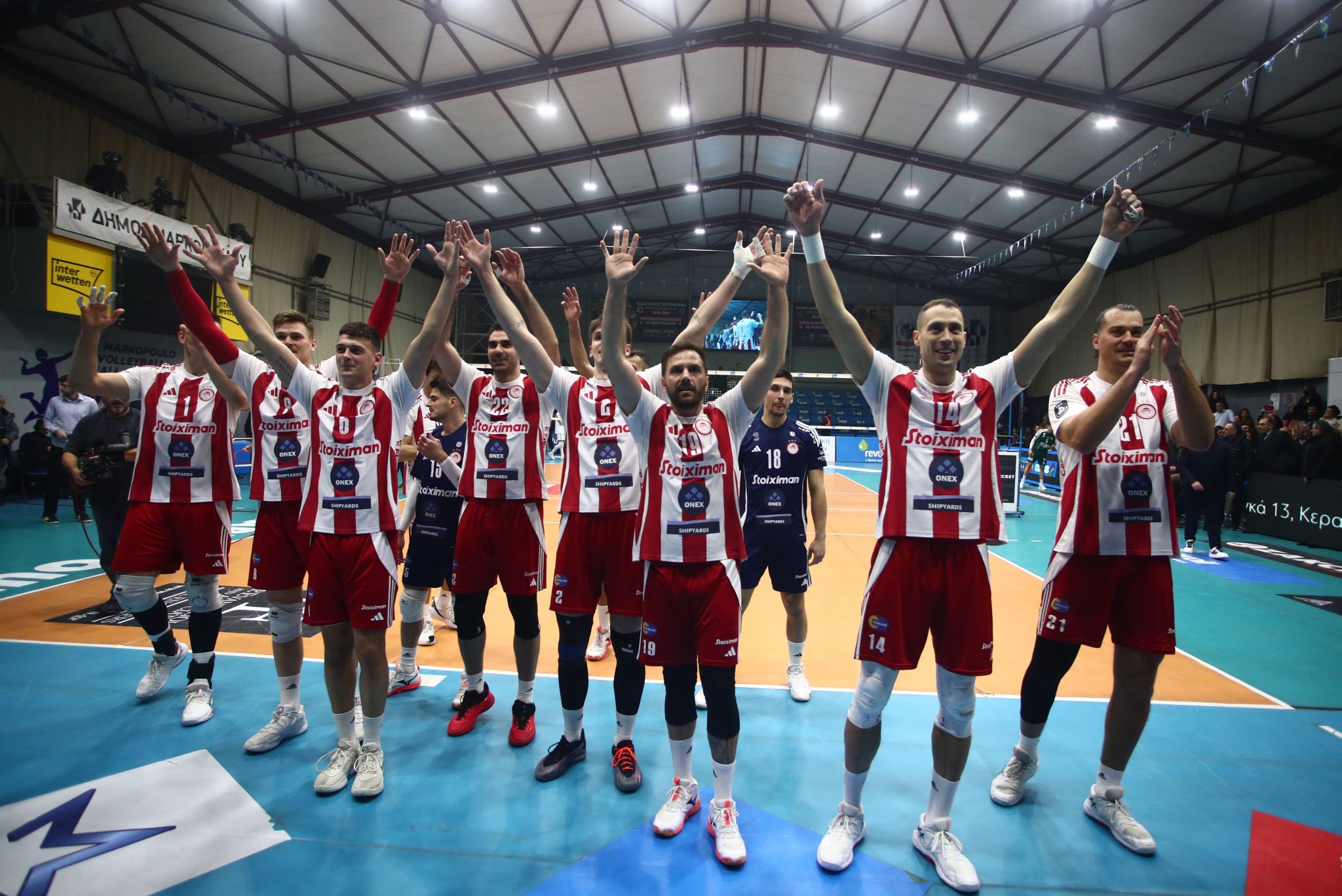 Συγχαρητήρια στην ομάδα βόλεϊ Ανδρών του Ολυμπιακού