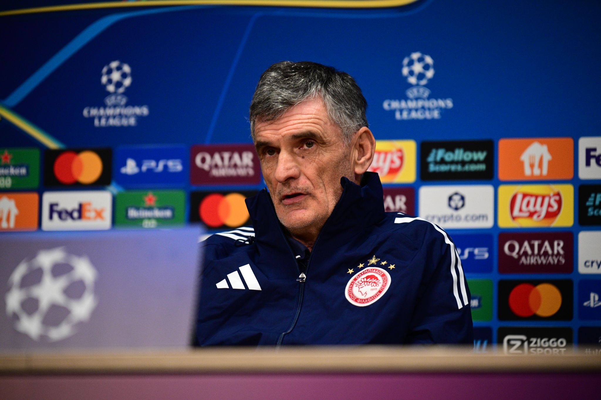 Η συνέντευξη Τύπου πριν τον αγώνα Ajax – Ολυμπιακός