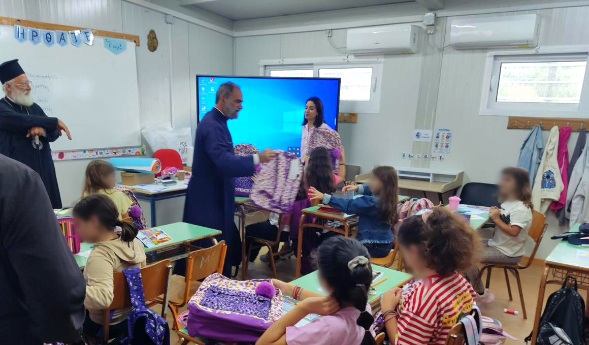 Η στήριξη του Ολυμπιακού στη Μητρόπολη Αρκαλοχωρίου, Καστελλίου και Βιάννου